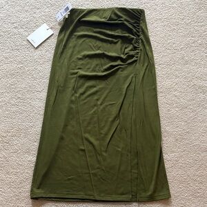Olive Green Women's Skirt